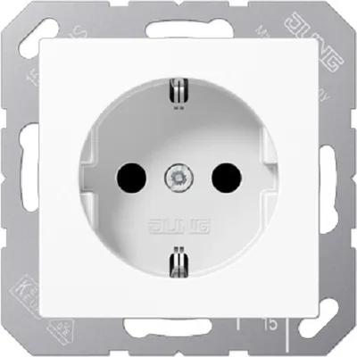 Produktbild von Jung SCHUKO® Steckdose Alpinweiß 16 A 250 V