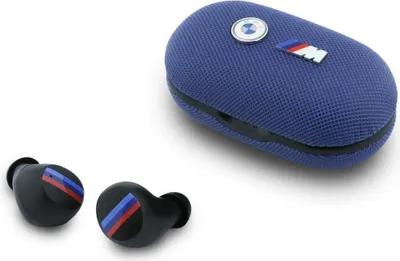 Obrázok produktu pre Tws Bmw M Metal Logo Enc Modré Bluetooth slúchadlá