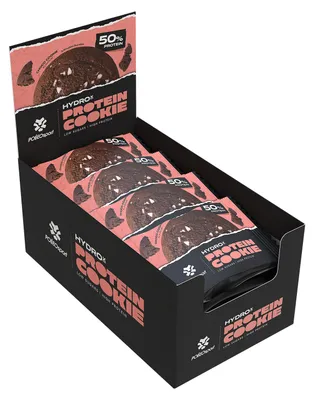 Produktbild von Polleo HydroX Protein Cookie, Proteincookie, 12 x 75 g, Choco Cookie
