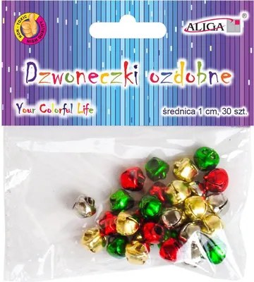 Produktbild von Glocken gemischte Farben 1cm - 30Stück
