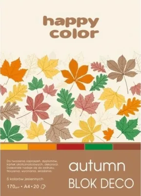 Zdjęcie produktu dla Blok Deco Autumn A4, 20 kartek