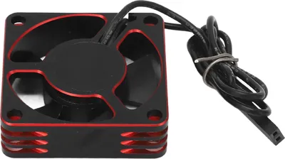 Image de Ventilateur moteur RC universel 35mm radiateur 15000rpm ESC pour Traxxas voiture rouge