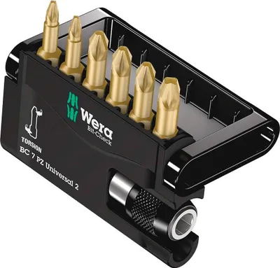Obrázok produktu pre Wera 05056157001, 6 kusov, Krížový, PZ 1, PZ 2, PZ 3, 25 mm