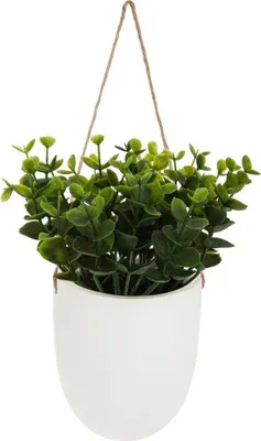 Produktbild von Künstliche pflanze zum aufhängen keramiktopf h20cm  - Atmosphera créateur d'intérieur