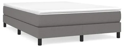 Produktbild von vidaXL Boxspringbettgestell Dunkelgrau 140x200 cm Stoff