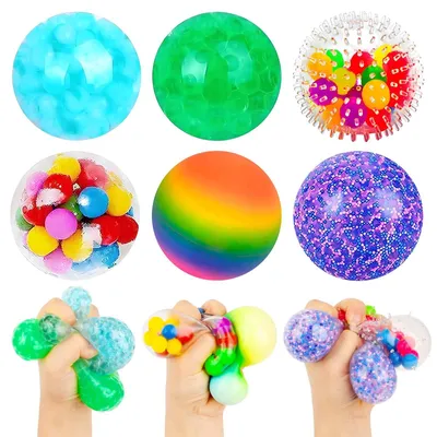 Produktbild von Antistress-Spielzeug, Set mit Stressbällen
