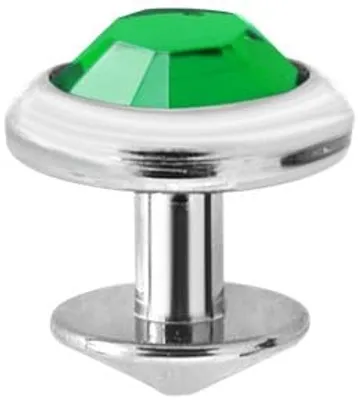Produktbild von Karisma Micro Dermal Skin Diver Titan G23 Kristal Stein 4mm Farbe PE (Peridot)