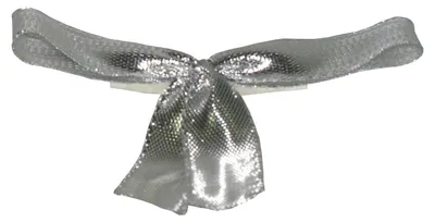 Produktbild von 10 Silber Fertigschleife m Klebeband