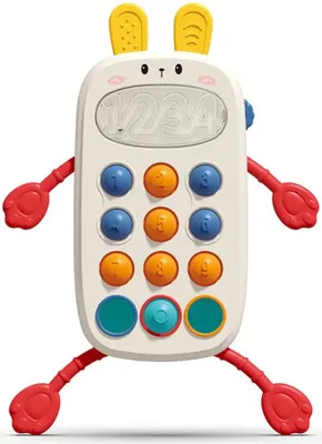 Produktbild von Babyono Rabbit Sensorisches Spielzeug-handy    One Size