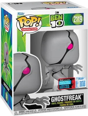 Produktbild von Funko Pop! Animation: Ben 10 - Ghostfreak #2119 (2025 Fall Convention Exclusive)