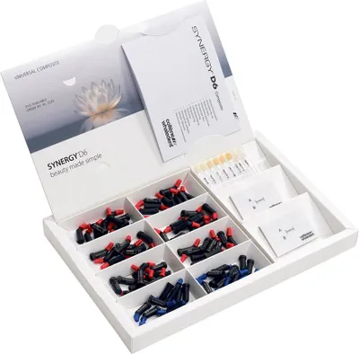 Imagen del producto de Synergy D6, adhesivo para dentina, tono A4/C4, con 10 puntas