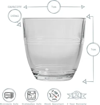 Zdjęcie produktu dla Szklanki Duralex Gigogne 16cl (6 sztuk)