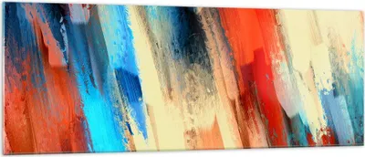Produktbild von Bilder auf glas - Abstraktion modern - 140x50cm - Glasbilder - Wandbilder - Kunstdruck - zum Aufhängen bereit - Wanddekoration aus Glas - Glas Bilder - Wandbild auf Glas - Einteilig - GAB140x50-4087