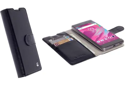 Produktbild von Krusell Ekerö Folio Wallet 2 in 1, Hülle für Sony Xperia XA schwarz