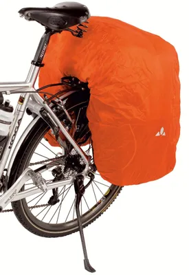 Productafbeelding van Regenhoes drievoudige fietstas - Oranje