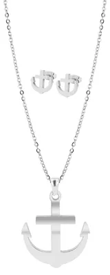 Produktbild von Akzent Damen Schmuckset Tritonia Edelstahl silber