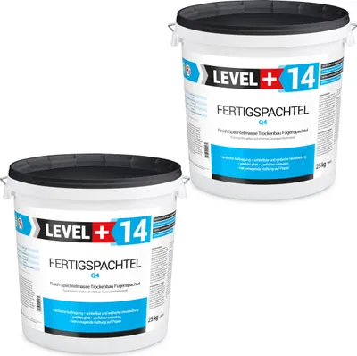 Produktbild von Spachtelmasse Fertigspachtel 50Kg Glättspachtel Gipsspachtel Polymerbasis Gebrauchsfertig Für Trockenbau RM14
