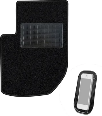 Produktbild von moto-MOLTICO Fahrer Fußmatte Auto Velours Fahrerseite Autoteppiche Schwarz Fahrermatte 1-teilig passend für Range Rover 1994-2002