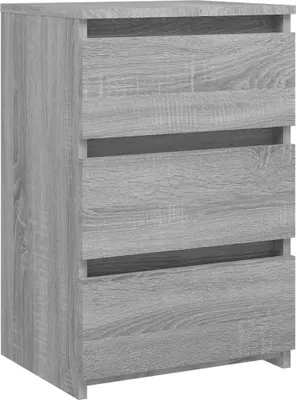 Obrázok produktu pre vidaXL Nočný stolík Grey Sonoma 40x35x62,5 cm odvodený výrobok z dreva