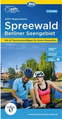 Produktbild von ADFC-Regionalkarte Spreewald Berliner Seengebiet, 1:75.000, mit Tagestourenvorschlägen, reiß- und wetterfest, E-Bike-geeignet, GPS-Tracks Download