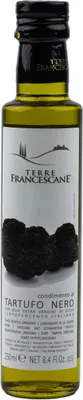 Produktbild von Food-United Trüffel-Öl 250ml von TERRE FRANCESCANE extra natives Olivenöl mit schwarzem Trüffel-Aroma Premium-Trüffelöl aus Italien für Feinschmecker-innen und Gourmetküche
