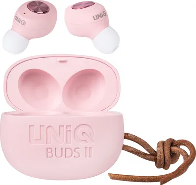 Produktbild von UNIQ Buds ll wireless earphones Whiteh charging case - Pink