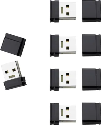 Produktbild von Intenso USB Stick 16GB Speicherstick Micro Line silber 5er Pack
