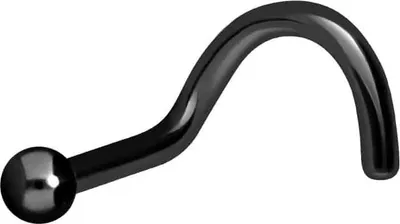 Produktbild von Nasenpiercing, Nasenstecker Chirurgenstahl Nasenstecker Spirale KUGEL