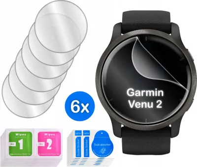 Zdjęcie produktu dla FOLIA do Garmin Venu 2 HYDROŻELOWA OCHRONNA na ekran 3D 6 sztuk