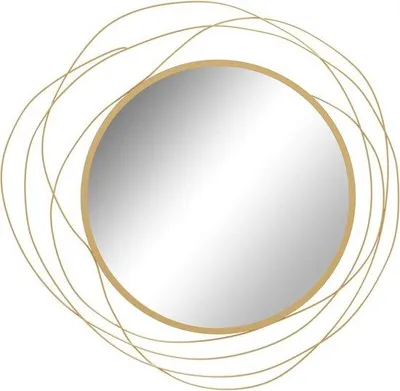 Produktbild von Famanu Wandspiegel Runder Metallrahmen - Ø65 cm