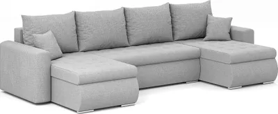 Produktbild von Ecksofa Luis, Eckcouch U-Form, Sofa, Couch, mit Schlaffunktion, Bettkasten, dekorative Steppung, Polstermöbel, Storm 85