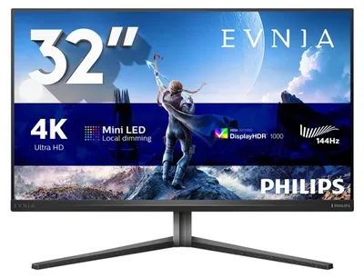 Produktbild von Philips Evnia 32M2N6800M/00, 80 cm (31.5"), 3840 x 2160 Pixel, 4K Ultra HD, LCD, 1 ms, Grau