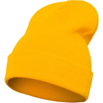 Produktbild von FLEXFIT 1501KC | Heavyweight Long Beanie Wintermütze - Farbe: Gold - Größe: One Size
