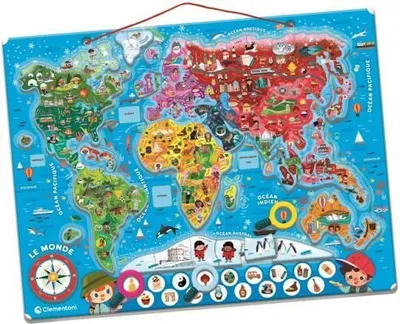 Image de CLEMENTONI - Puzzle magnétique du monde