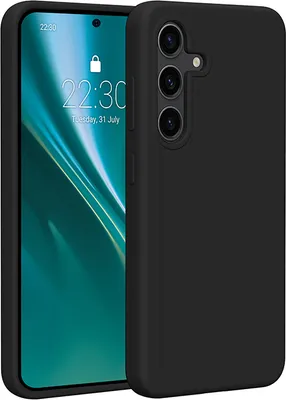 Produktbild von Etteri Silikonhülle für Samsung Galaxy S24 Cover Handyhüllen schwarz