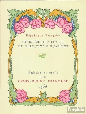 Produktbild von Briefmarken Frankreich 1965 Mi 1532-1533MH (kompl.Ausg.) postfrisch Rotes Kreuz