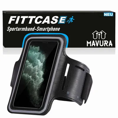 Immagine prodotto di FITTCASE fascia da braccio per lo sport custodia per cellulare smartphone cover case jogging universale