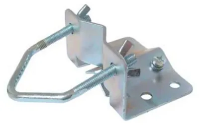 Produktbild von Mastfußschelle, Stahl verzinkt, max 60 mm