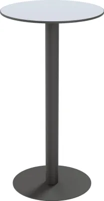 Immagine prodotto di Tavolino da bistrot Cross TRCROS60H.02 rotondo 60x110 cm grigio.
