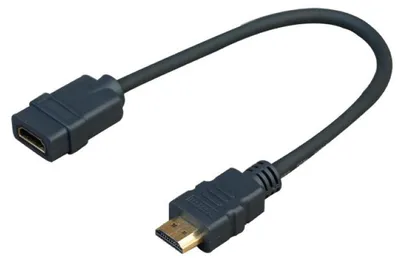 Image de VivoLink PROHDMIADAPHDMIF 0.2m HDMI HDMI Noir Câble HDMI (PROHDMIADAPHDMIF)