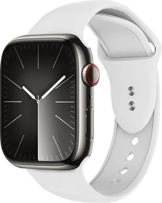 Produktbild von Crong Liquid - Armband für Apple Watch 44/45/46/49 mm (weiß)