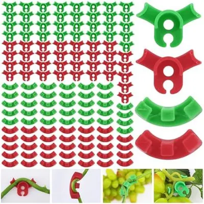Produktbild von Yoosso 120 Stück Pflanzenbieger, lst Clips Low Stress Pflanzenclips Zum Biegen 90 Grad Training Clips für Niedrige Belastung Pflanzenwachstum Bieger (2 Größen)