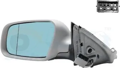 Produktbild von VAN WEZEL 0331807 Außenspiegel Seitenspiegel Links für AUDI A3 Schrägheck (8L1) Asphärisch Beheizt Grundiert
