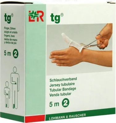 Produktbild von TG Schlauchverband Gr.2 5 m weiß 1 St