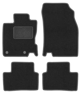 Immagine prodotto di Tappetini in moquette per Renault Kadjar 2015- (SUV) – set 4 pezzi, grigio grafite, su misura – Wielganizator LUX