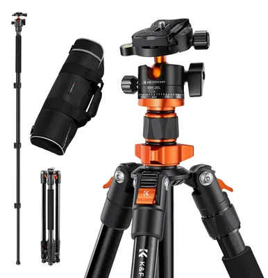 Immagine prodotto di Treppiede per fotocamera K&F Concept, compatto, altezza 158 cm