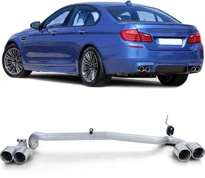 Produktbild von Auspuff Endrohr Duplex Sport Look Umbau passt für BMW F10 F11 520 525 528 530