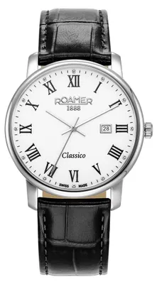 Produktbild von Roamer Armbanduhr Date Classico Gents Black - White