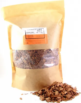 Produktbild von Kirscheholzchips 1kg - mittel getoastet, Eichenholz Chips Holzspäne Eichenholzspäne