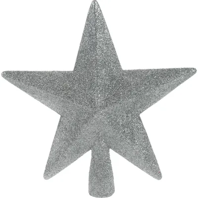 Produktbild von Unzerbrechlicher Weihnachtsstern aus Silber 19 cm